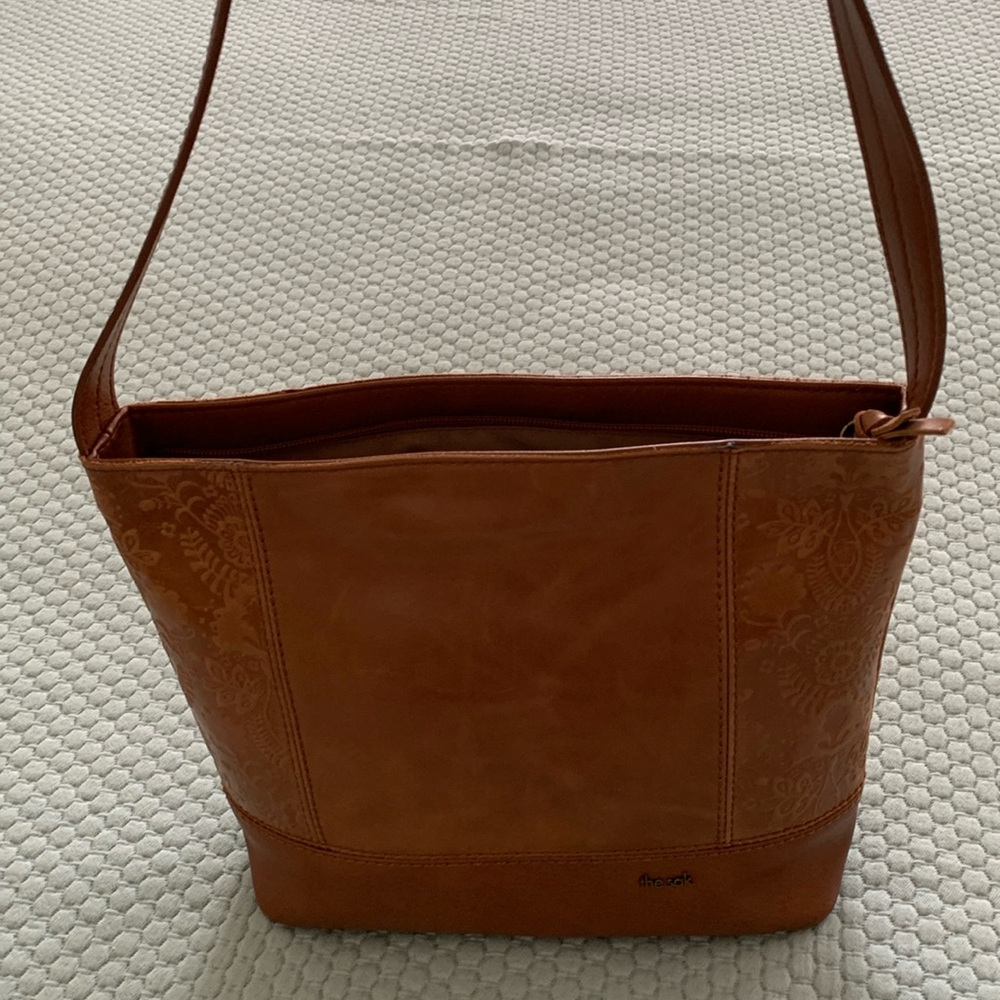 The Sak De Young Hobo - Tobacco Floral Embossed Purse